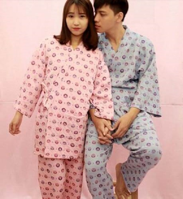 Đồ ngủ kiểu Nhật thường được thiết kế mặc theo các cặp đôi