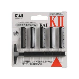 Set dao cạo râu 2 lưỡi kép KII KAI