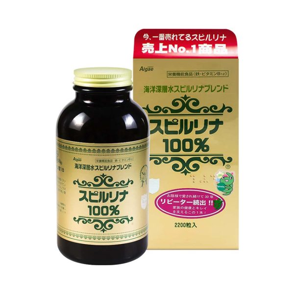 Tảo xoắn Spirulina – Nhật ( 2200 viên )