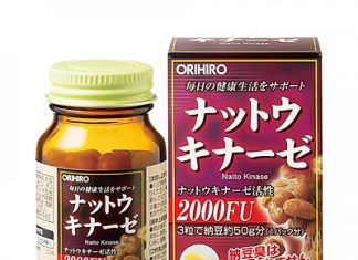 Thực phẩm bảo vệ sức khỏe Orihiro Nattokinase 2000IU
