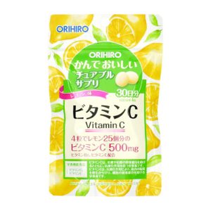 Viên nhai bổ sung Vitamin C Orihiro 120 viên