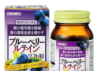 Viên uống bổ mắt việt quất Blueberry Orihiro lọ 120 viên