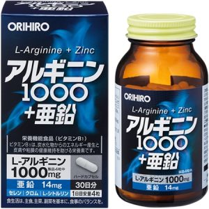 Viên uống tăng cường sinh lý nam giới L-Arginine 1000mg và Zinc Orihiro